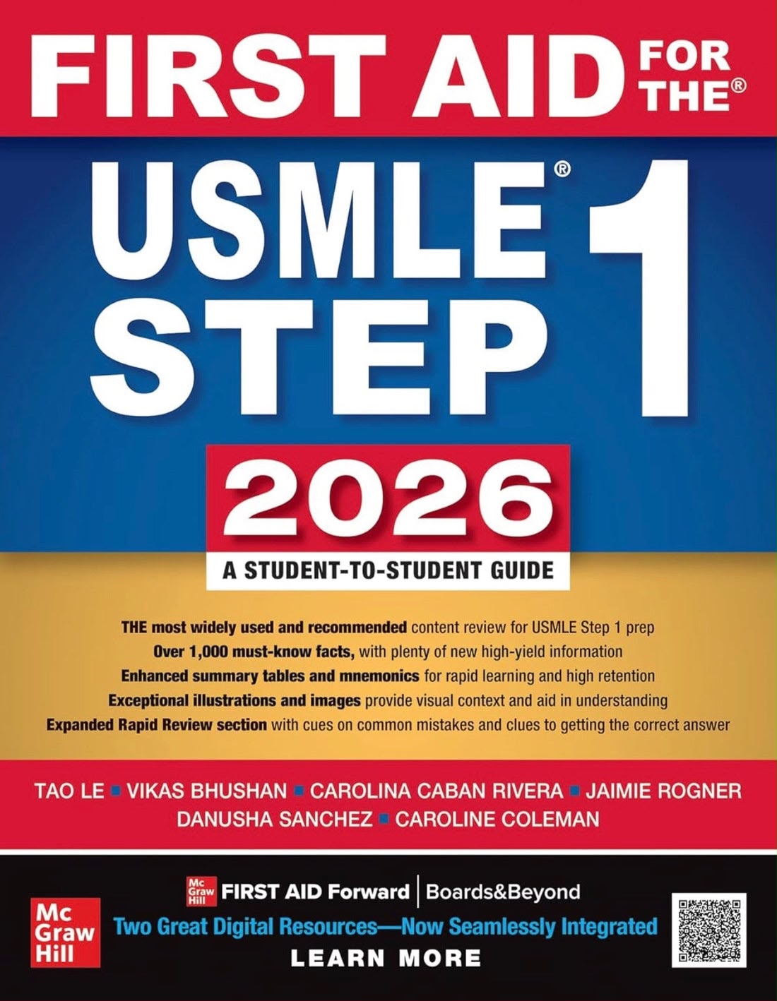 First Aid for the USMLE Step 1 2026, 36th Edition