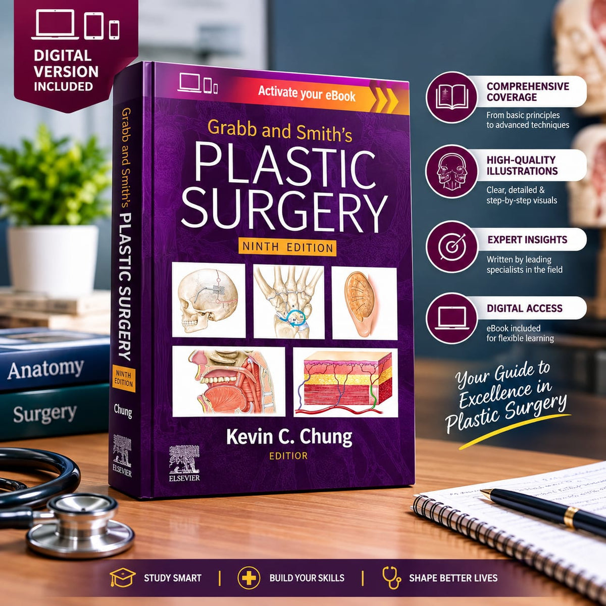 Grabb and Smith's Plastic Surgery (Ninth Edition) by Kevin C. Chung